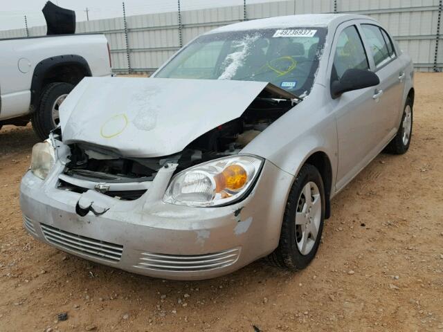 1G1AK55F167757684 - 2006 CHEVROLET COBALT LS GRAY photo 2