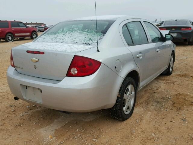 1G1AK55F167757684 - 2006 CHEVROLET COBALT LS GRAY photo 4