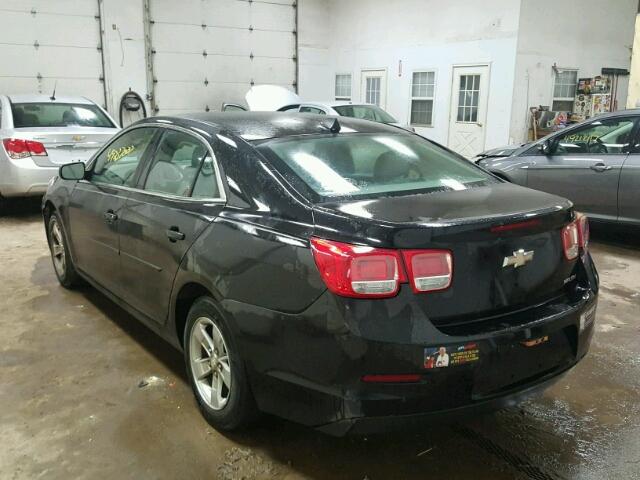 1G11B5SA0DU137643 - 2013 CHEVROLET MALIBU LS შავი ფოტო 3