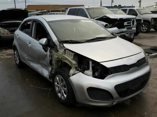 KNADM5A37C6013127 - 2012 KIA RIO LX SILVER photo 1