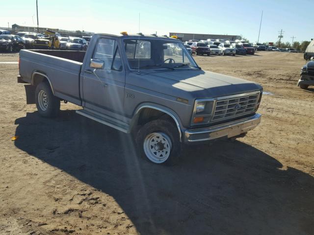 1FTEF26N8FPA80523 - 1985 FORD F250 BLACK photo 9