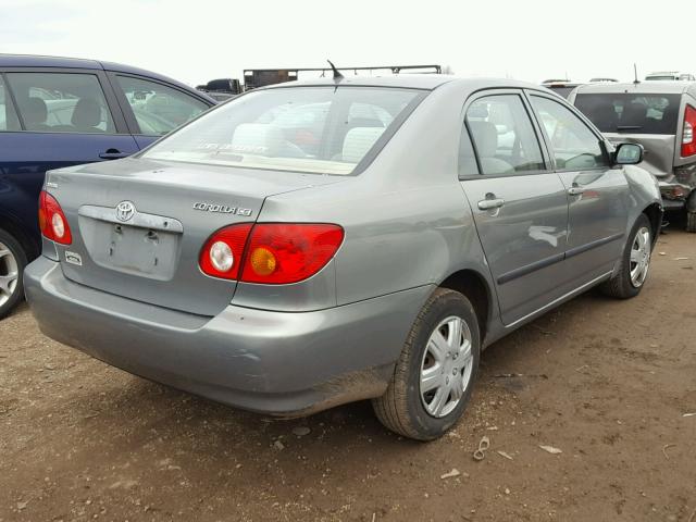 1NXBR32E84Z301084 - 2004 TOYOTA COROLLA CE GRAY photo 4