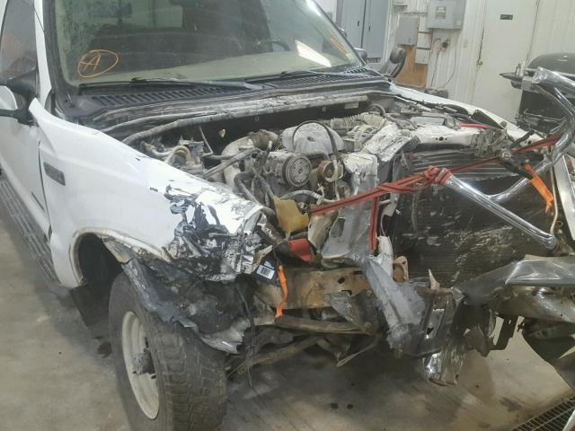 1FTNW21F3XEA62900 - 1999 FORD F250 SUPER WHITE photo 9