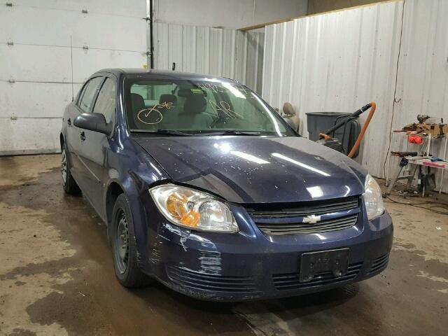 1G1AK58F787276434 - 2008 CHEVROLET COBALT LS BLUE photo 1