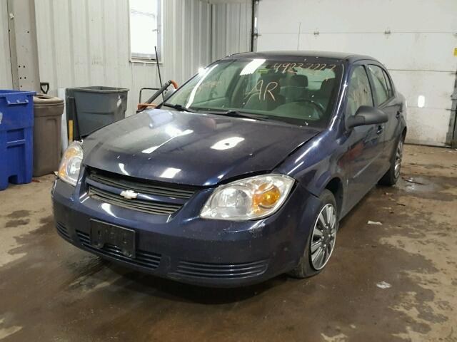 1G1AK58F787276434 - 2008 CHEVROLET COBALT LS BLUE photo 2