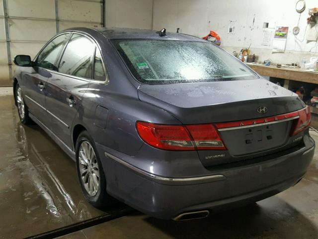 KMHFC4DF5BA532795 - 2011 HYUNDAI AZERA GLS GRAY photo 3