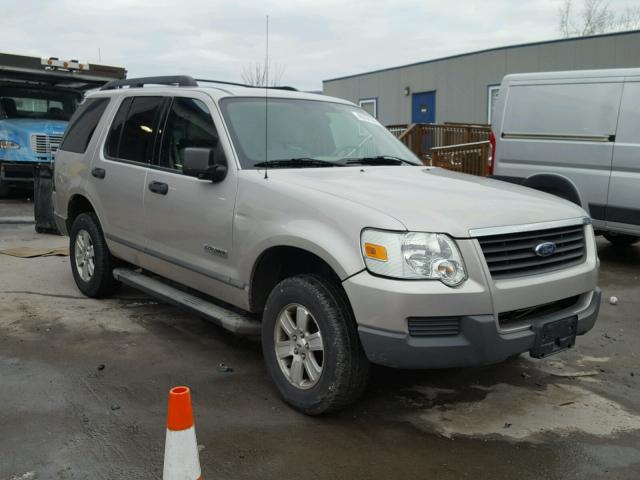 1FMEU72E66UA21945 - 2006 FORD EXPLORER X SILVER photo 1