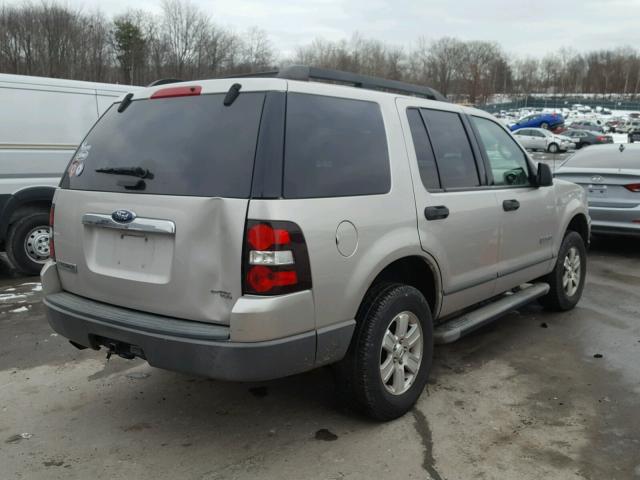 1FMEU72E66UA21945 - 2006 FORD EXPLORER X SILVER photo 4