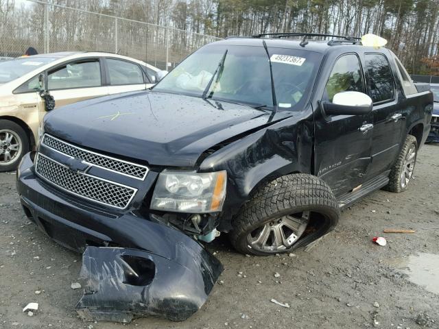 3GNEC12J27G296628 - 2007 CHEVROLET AVALANCHE BLACK photo 2