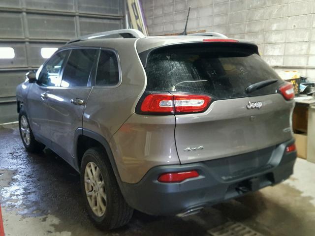 1C4PJMCSXGW255455 - 2016 JEEP CHEROKEE L BROWN photo 3