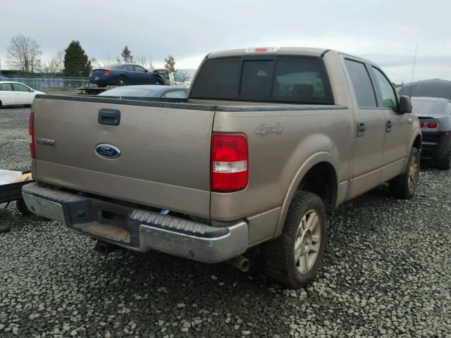 1FTPW14594KC45835 - 2004 FORD F150 SUPER BROWN photo 4