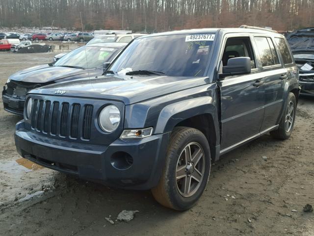 1J8FT28WX8D760746 - 2008 JEEP PATRIOT SP BLUE photo 2