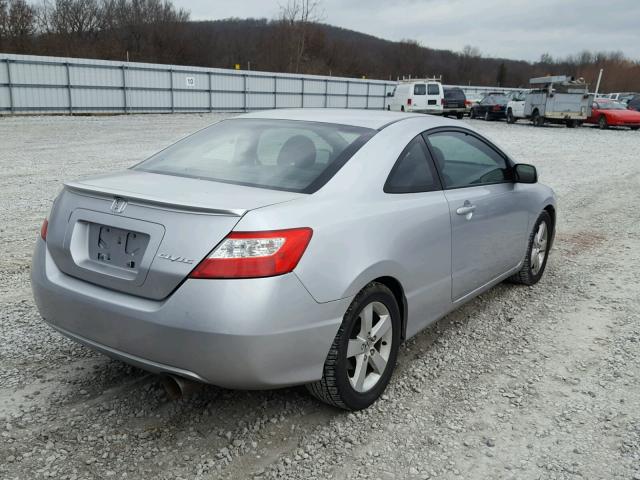 2HGFG11846H566149 - 2006 HONDA CIVIC EX SILVER photo 4