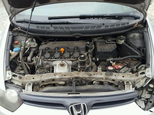 2HGFG11846H566149 - 2006 HONDA CIVIC EX SILVER photo 7
