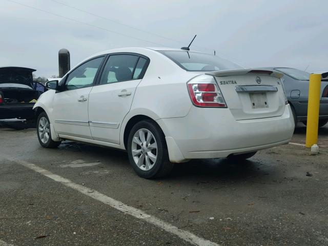 3N1AB6AP2BL654407 - 2011 NISSAN SENTRA 2.0 WHITE photo 3