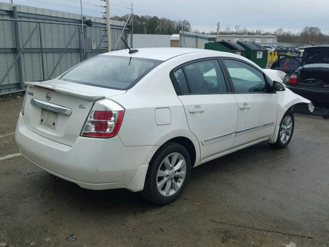 3N1AB6AP2BL654407 - 2011 NISSAN SENTRA 2.0 WHITE photo 4