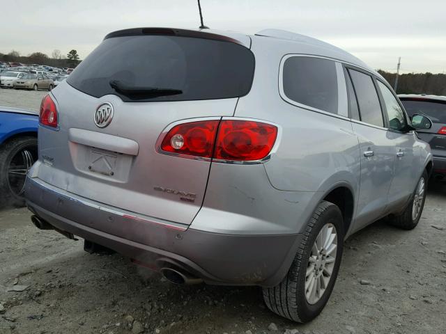 5GALRBED8AJ203998 - 2010 BUICK ENCLAVE CX SILVER photo 4