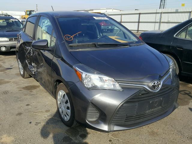 VNKKTUD3XFA032119 - 2015 TOYOTA YARIS CHARCOAL photo 1