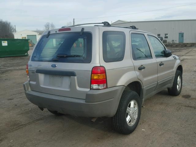 1FMYU02B41KB74015 - 2001 FORD ESCAPE XLS BROWN photo 4