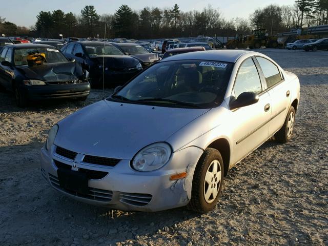 1B3ES26CX4D575171 - 2004 DODGE NEON BASE SILVER photo 2