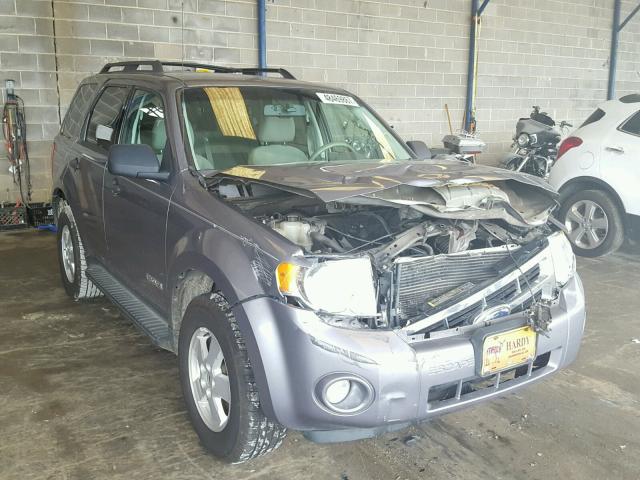 1FMCU03Z08KB28391 - 2008 FORD ESCAPE XLT GRAY photo 1