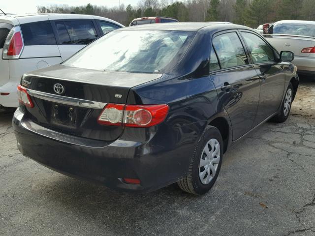 2T1BU4EE3BC592513 - 2011 TOYOTA COROLLA BA BLACK photo 4