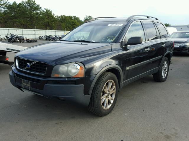 YV1CZ91H341070503 - 2004 VOLVO XC90 T6 BLACK photo 2