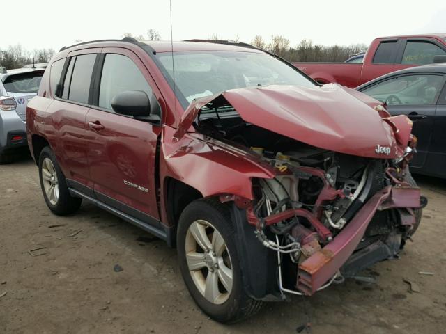 1C4NJDBB9CD598840 - 2012 JEEP COMPASS SP RED photo 1