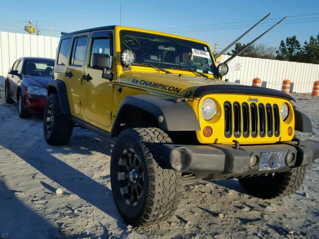 1J4GA69188L576045 - 2008 JEEP WRANGLER U YELLOW photo 1