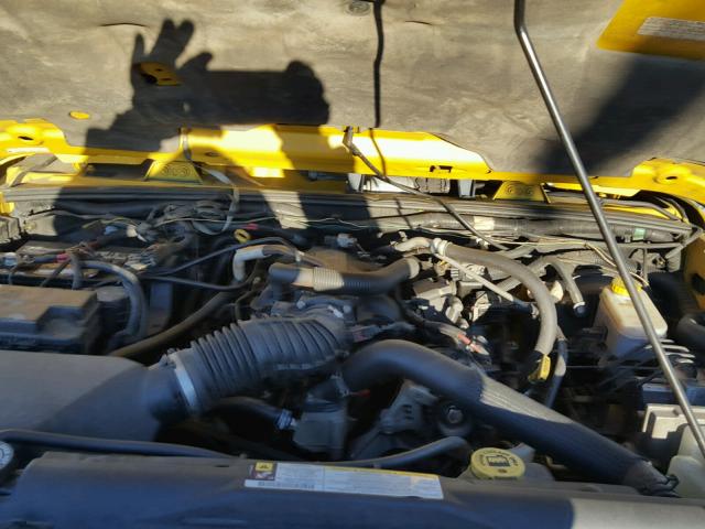 1J4GA69188L576045 - 2008 JEEP WRANGLER U YELLOW photo 7