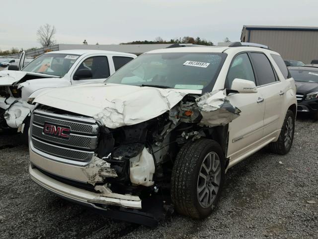 1GKKRTKD6DJ148870 - 2013 GMC ACADIA DEN WHITE photo 2