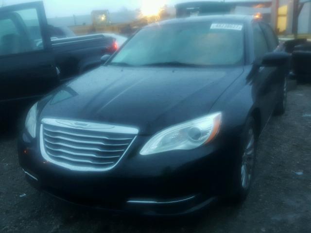 1C3CCBAB8CN138722 - 2012 CHRYSLER 200 LX BLACK photo 2