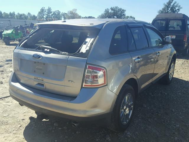 2FMDK38CX8BA40135 - 2008 FORD EDGE SEL SILVER photo 4