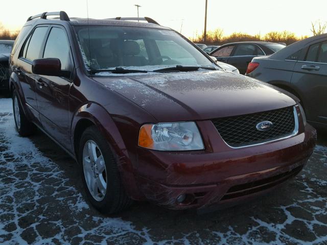 1FMDK06107GA40281 - 2007 FORD FREESTYLE RED photo 1