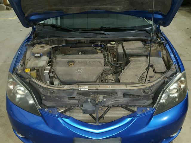 JM1BK343161448520 - 2006 MAZDA 3 HATCHBAC BLUE photo 7