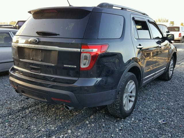 1FM5K7D83DGB21204 - 2013 FORD EXPLORER X BLACK photo 4