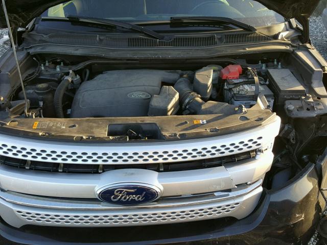 1FM5K7D83DGB21204 - 2013 FORD EXPLORER X BLACK photo 7