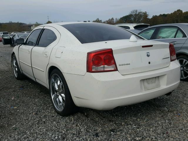 2B3KA43V89H608394 - 2009 DODGE CHARGER WHITE photo 3