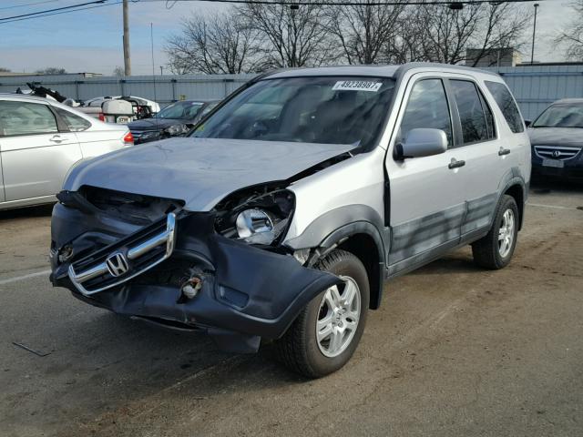 JHLRD78894C041569 - 2004 HONDA CR-V EX ნაცრისფერი ფოტო 2