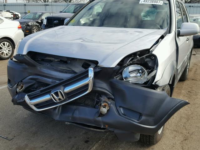 JHLRD78894C041569 - 2004 HONDA CR-V EX ნაცრისფერი ფოტო 9