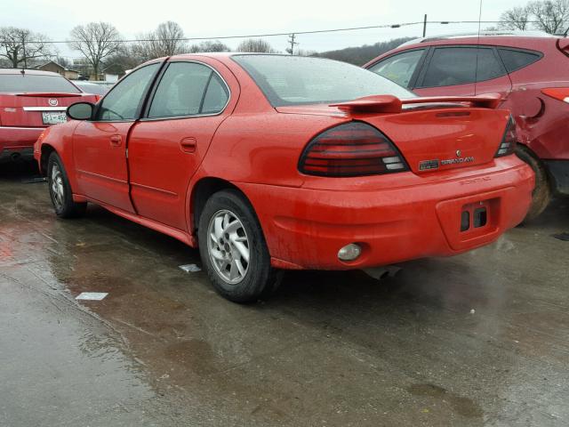 1G2NF52E44M574033 - 2004 PONTIAC GRAND AM RED photo 3