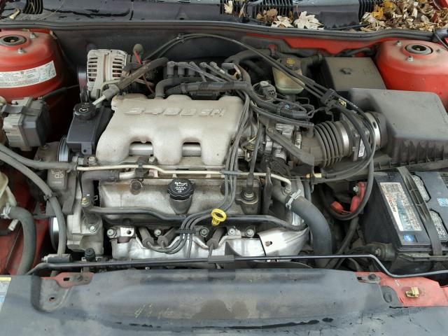 1G2NF52E44M574033 - 2004 PONTIAC GRAND AM RED photo 7