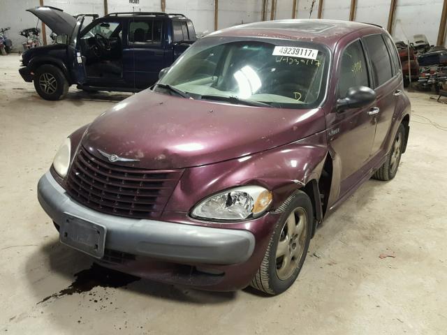 3C8FY4BB61T628026 - 2001 CHRYSLER PT CRUISER PURPLE photo 2