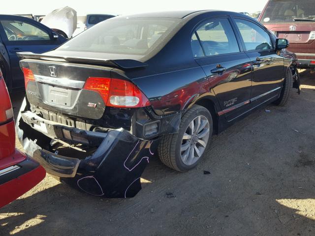 2HGFA5E57AH700041 - 2010 HONDA CIVIC SI BLACK photo 4