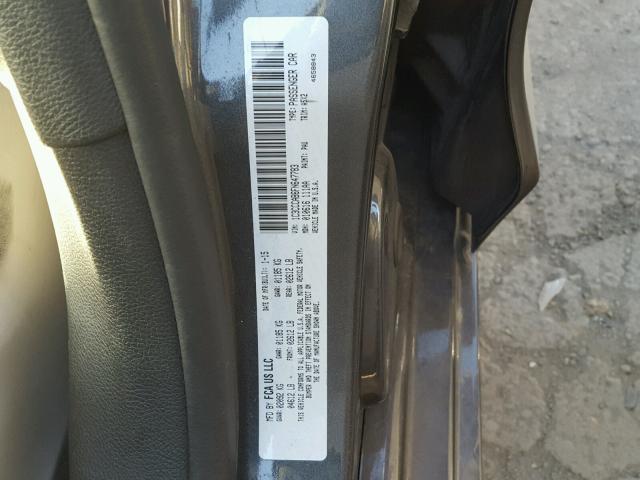 1C3CCCAB6FN647783 - 2015 CHRYSLER 200 LIMITE GRAY photo 10