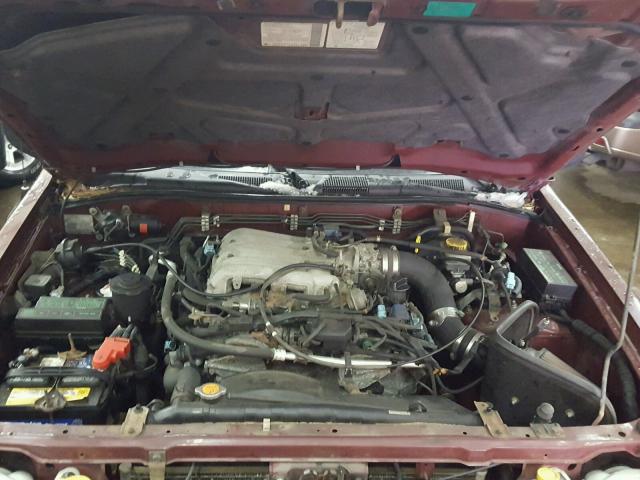 JN8DR09Y92W709854 - 2002 NISSAN PATHFINDER MAROON photo 7