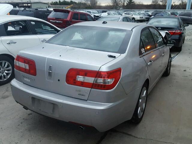 3LNHM28T59R630039 - 2009 LINCOLN MKZ SILVER photo 4