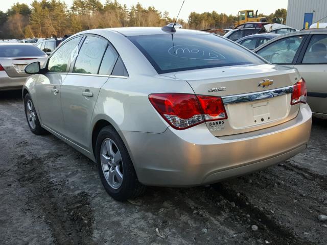 1G1PC5SB9F7221848 - 2015 CHEVROLET CRUZE LT BEIGE photo 3