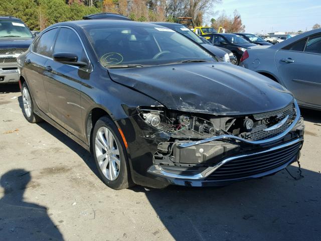 1C3CCCAB2FN736959 - 2015 CHRYSLER 200 LIMITE BLACK photo 1