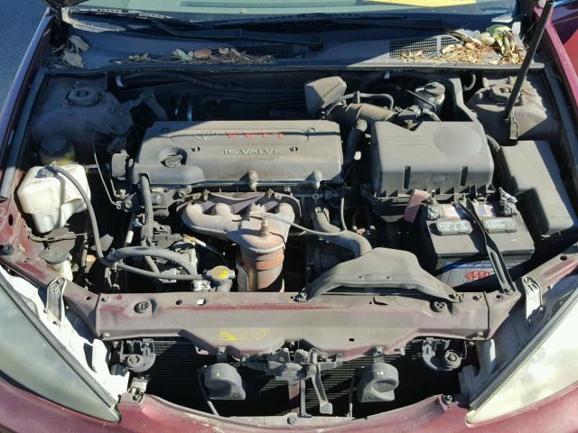 4T1BE32K83U197325 - 2003 TOYOTA CAMRY LE MAROON photo 7